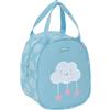 Safta PRESCUOLA NUBE - Beauty case termico prescolare, borsa per bambini, adattabile al carrello, ideale per bambini dai 5 ai 14 anni, comodo e versatile, qualità e resistenza, 19 x 14 x 22 cm, colore