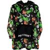 Bioworld Minecraft Creeper TNT Kids Snuggle - Coperta con cappuccio oversize Snoodie