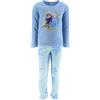 Disney Frozen Pigiama per Ragazze, T-Shirt in Velluto 2 Pezzi e Pantaloni Lunghi per Ragazze, Pigiama in Morbido Pile, Taglia 8 Anni | Blu