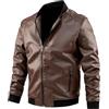 WKAYsIV Cappotto-Autunno-Inverno-Leggera Costume Gotico Giacca in pelle moda da motociclista uomo casual primaverile e autunnale Giubbotti Invernali Pelle 4XL 21.99