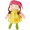 Sigikid 39411 Bambola piccola Softdolls Ragazza Baby Toy consigliato dai 6 mesi in su, giallo