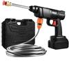 Generico Idropulitrice Portatile Lancia Con Due Batterie da 48V 2 Ugelli Pistola A Pressione Con Accessori Per Pulizie Esterni Giardino Auto Hobby Fai da Te