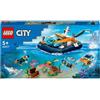 LEGO City 60377 Batiscafo Artico, Barca Giocattolo con Mini-Sottomarin
