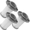 DingGreat 3 filtri di ricambio per Rowenta ZR009005 Filtro HEPA per aspirapolvere batteria X-Force Flex 8.60 RH9611 RH9637 RH9638 RH9639