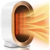 Blarie EcoHeat Riscaldatore elettrico per ambienti - 1200W - Riscaldatore portatile programmabile, in ceramica, portatile, leggero e compatto, telecomando, riscaldamento intelligente (Bianco)