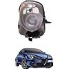 DEPO Proiettore Faro Anteriore Sinistro Parabola Nera Alfa Romeo Mito