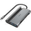 Hama Connect2Mobile 7 Porte USB 3.2 Gen 1 Hub (USB 3.0) con Porta di Ricarica Rapida, con connettore USB-C Ultra