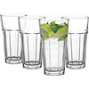Glasmark KROSNO 1992 Glasmark KROSNO, 320 ml, set di 4, bicchieri da long drink, bicchieri da bere, bicchieri da highball, bicchieri da acqua, cocktail, perfetti per la casa, ristoranti e feste, set di bicchieri, forma classica