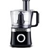 Techwood Robot Multifunzione TRO-6856 800 W, Nero, Acciaio Inossidabile, 2 velocità, Multicolore
