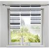 Gardinenbox 2022210 - Set di 3 tendine per parabrezza, colore grigio, altezza x larghezza 40-60-80 x 30 cm