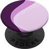 The Purple Waves Design Linee d'onda modello monocromatico viola lilla PopSockets PopGrip Intercambiabile