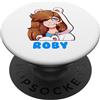 Perfect Designs By Roby Cute Girl Cute Roby Gamer Polar Bear Tee For Kids Gaming Lover PopSockets PopGrip Intercambiabile