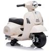 Moto Scooter Elettrico per Bambini Piaggio Vespa Mini GTS Super 6V-Bianco
