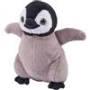 Wild Republic Pocketkins Eco Pinguino Giocoso, Peluche, 12 cm, Giocattolo di Peluche, Realizzato con Materiali Riciclati, Ecologico