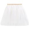 CAMILIFE Bambine Ragazze Gonna Tutù Principessa Paillettes Cielo Stellato Mini Gonna Tulle Balletto Con Elastico in Vita Moda Bella - Bianco Taglia del Produttore 120