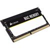 Corsair Mac Memory SODIMM 16GB (2x8GB) DDR3 1333MHz CL9 Memoria per Sistemi Mac, Qualificata Apple , Nero
