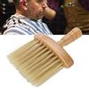 Brrnoo Spazzola spolverino per barbiere in legno, design antiscivolo, spazzola per la pulizia in nylon morbido per barbiere parrucchiere taglio capelli a casa