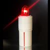 Generico LUMINO ELETTRONICO VOTIVO PER CIMITERO - EXTRADURATA BATTERIA LOCULO: 1,5 ANNI / OSSARIO: 8 MESI | Candele led a batteria cimitero extradurata 245/547 giorni. (ROSSO INTERMITTENTE, GRANDE - LOCULO)