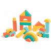 Ludi - 28 blocchi di schiuma - Giocattoli per il risveglio del bambino - Dai 10 mesi - Sviluppa abilità motorie sottili, riflessione e scoperta - Colorati e leggeri - 29,3 x 9 x 24,6 cm