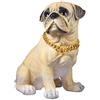 PROSTEEL Collare Strozzo Cani a Catena Grossa, Collare per Cane Grande, Placcato in Oro 18K, Larghezza 1,5 cm, Lungehzza 55 cm, Collare alla Moda Hip Hop Cool (Oro)