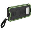 CHICIRIS Banca Di Energia Solare, Kit fai da te portatile con custodia mobile Power Bank doppia USB Polar da 20000 mAh con ricarica rapida Verde