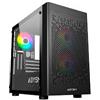GielleService CASE ABYSM Danube Inva MX202 ITX Tower micro ATX Lato vetro temperato 3,5 e 2,5 USB-A USB-C e audio
