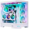 GielleService CASE ABYSM Danube SavaH600 WHITE Tower AB130212 E-ATX, ATX, ITX, Micro ATX Vetro temperato laterale e frontale