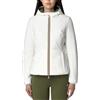 K-WAY GIUBBINO LILY ST WARM REVERSIBLE - K6128TW - white gardenia - grenn cypress