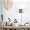 Lightbox Lampada da tavolo LED interni ed esterni | 37 cm / 23 cm di altezza, Ø 10 cm | lampada da tavolo per esterni color cappuccino con touch dimmer | mobile/wireless | ricaricabile via USB /