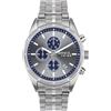 Breil Orologio UOMO CAPTAIN quadrante MONO-COLORE GRIGIO, BLU movimento QUARZO e BRACCIALE ACCIAIO ARGENTO EW0693