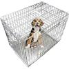 Ellie-Bo, trasportino per Cani con Gabbia Pieghevole, 2 Porte, con vaschetta in Metallo, Resistente ai morsi, Lunghezza 91,4 cm