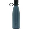 Legami - Hot&Cold, Bottiglia Termica 500 ml, Ø 7 cm, Leggera e Resistente, Chiusura Ermetica, Manico in Silicone Removibile, Variante Black, Senza BPA e Ftalati