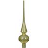 Holyart Puntale Albero Natale Verde Pistacchio Lucido Vetro 26 cm