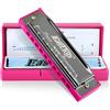 East top blues armonica, diatonico 10 fori C chiave felice armonica bocca organo per principiante, bambini, bambini, studenti, regalo
