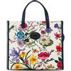 Gucci Pre-Owned - Borsa a tracolla Canvas Flora media 2000-2015 - Donna - pelle di vitello/tela - Taglia unica - Blu