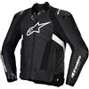 Alpinestars Giubbotto Moto Pelle Alpinestars MISSILE V3 Nero Bianco