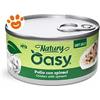 Oasy Cat Specialità Naturali Pollo con Spinaci - Lattina da 70 Gr - CONFEZIONE RISPARMIO