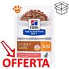Hill's Pet Nutrition Prescription Diet k/d Kidney Care con Salmone - Bustina Da 85 Gr - CONFEZIONE RISPARMIO
