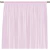 AmeliaHome Tenda semitrasparente, 140 x 270 cm, 1 pezzo, colore rosa