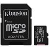 Kingston - Scheda di memoria microSDHC Canvas Select Plus da 256 GB, 100 MB/s in lettura A1 classe 10 UHS-I + adattatore con confezione senza frustrazione (SDCS2/256 GBET)