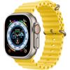 Apple Watch Ultra (GPS + Cellulare) A2622 A2684 A2859 Colori Titanio Naturale Condizioni Eccellente Millimetri 49 Cinturino Ocean Giallo