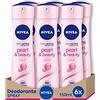 NIVEA Pearl & Beauty Spray deodorante in confezione da 6 x 150 ml, Deodorante donna con Estratti di Perla per pelle luminosa e morbida, Deo spray antitraspirante per 48h