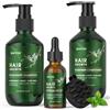 SHVYOG Set di Shampoo e Balsamo al Rosmarino, Olio per La Crescita dei Capelli al Rosmarino Con Biotina, Deterge e Idrata i Capelli, Mantiene il Cuoio Capelluto Sano, Set da 3 Pezzi in Regalo, 200 ml*2+30 ml