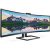 Philips PHILIPS MONITOR CURVO 49 LED VA SUPERWIDE 32:9 5120X1440 5MS 450CDM, HDMI/DP/USB, WEBCAM, DOCKING STATION USB-C, MULTIMEDIALE 499P9H/27