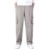 Generic 2025 Uomo Freddo Tempo Pantaloni Cargo Mens Moda Casual Cotone Allentato Plus Size Tasca Tinta Unita Pantaloni Generale Star Boy, GY2., L