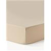 Westwing Collection Lenzuolo con angoli topper in cotone percalle Elsie