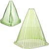 Relaxdays Protezioni per Piante, Set 32 Coni Protettivi Antilumaca e Anti Gelo, HLP: 22x19x19 cm, in PVC, Verde Chiaro