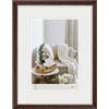 walther design NC318N - Cornice in Legno Stile Hygge, Noce, 13 x 18 cm
