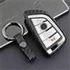 M.JVisun Morbido Silicone Custodie per Chiavi Auto Per BMW Serie 2 Serie 3 Serie 5 Serie 6 Serie 7 GT5 M4 M5 X1 X2 X3 X5 X5M X6 X6M X7 Cover Chiavi Guscio Chiave - Nero - Tondo Portachiavi