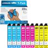 LOSMANN 18XL Cartucce d'inchiostro compatibili per Epson 18 XL per Home XP-322 XP-305 XP-215 XP-225 XP-412 XP-422 XP-325 XP-312 XP-315 XP-205 XP-415 XP-425 (ciano, magenta, giallo, 9-Pack)